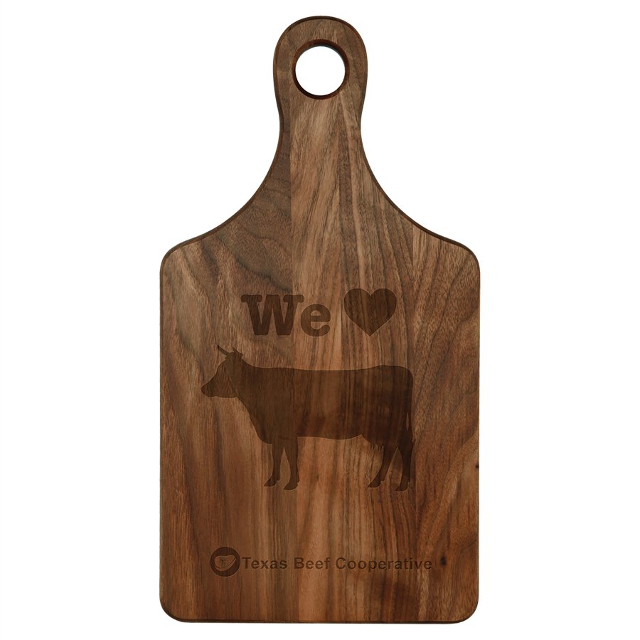 Walnut Paddle Shaped Cutting Board